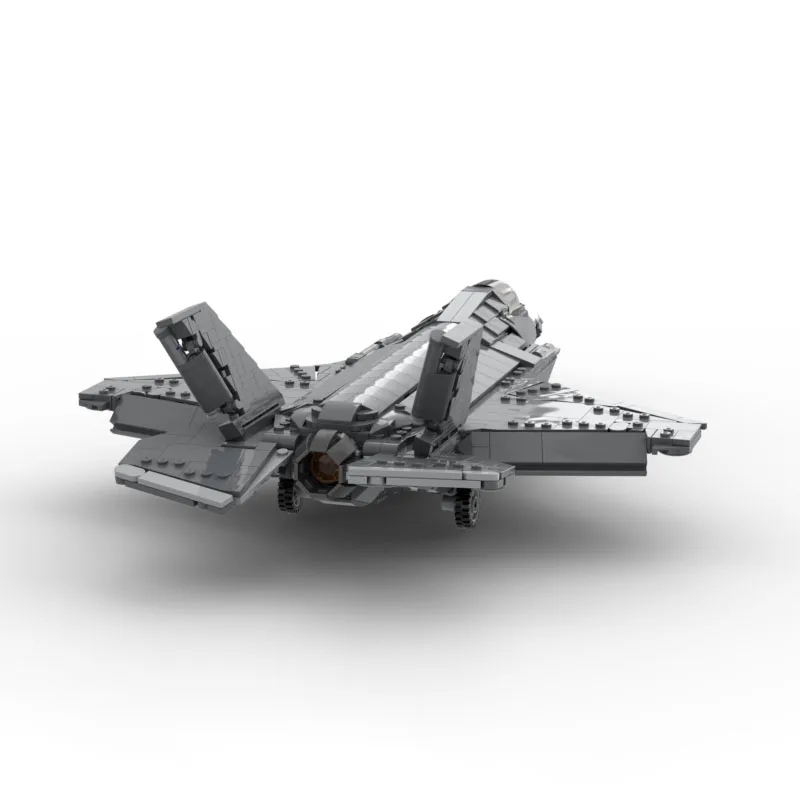 Exquisite Neue Produkt MOC Bausteine Militär Modell F-35 Kämpfer Technologie Modulare kinder Spielzeug DIY Montage Set