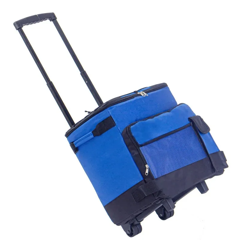 

Trolley Ice Bag Tugboat Takeaway Waterproof Incubator Refrigerated Stall Large Capacity Camping Outdoor Picnic Bag