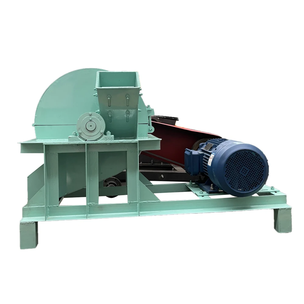 Wood Sawdust Crusher Wood Chipper Shredder Grinder Wood Grinding Machine Hammer Mill Tree Branch Crusher Machine 1000kg/h