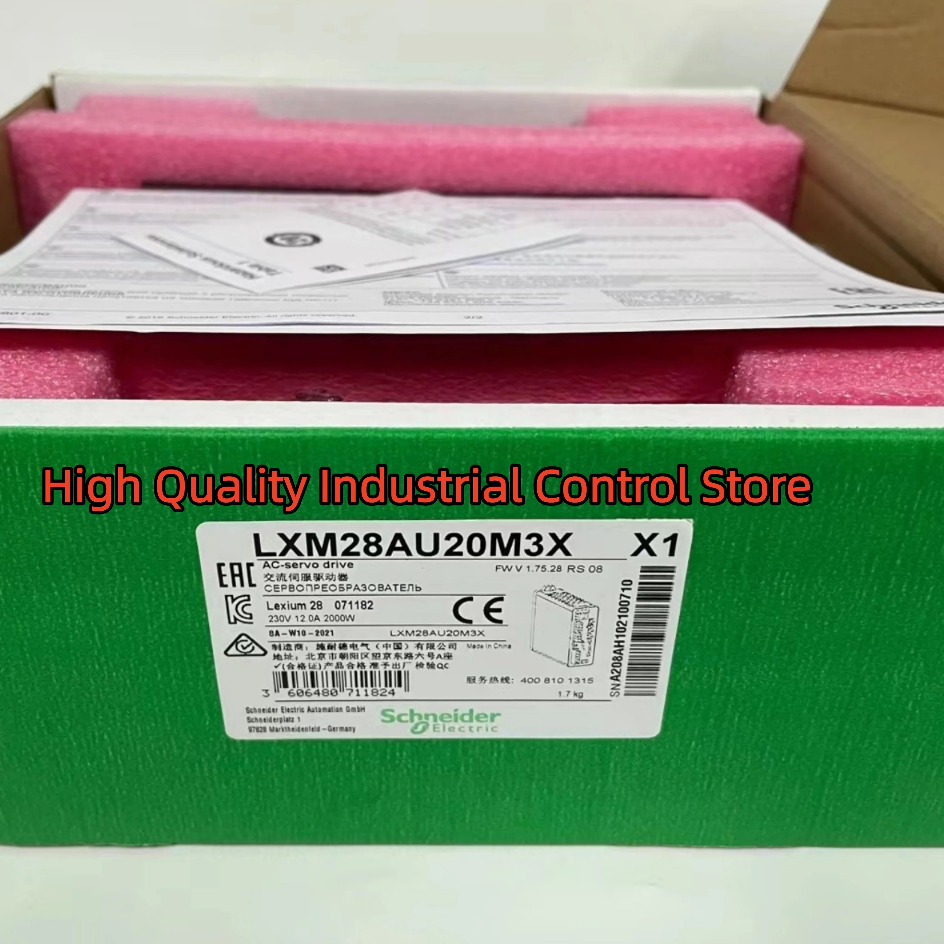العلامة التجارية LXM28AU20M3X محرك سيرفو LXM32CD18N4 جديد