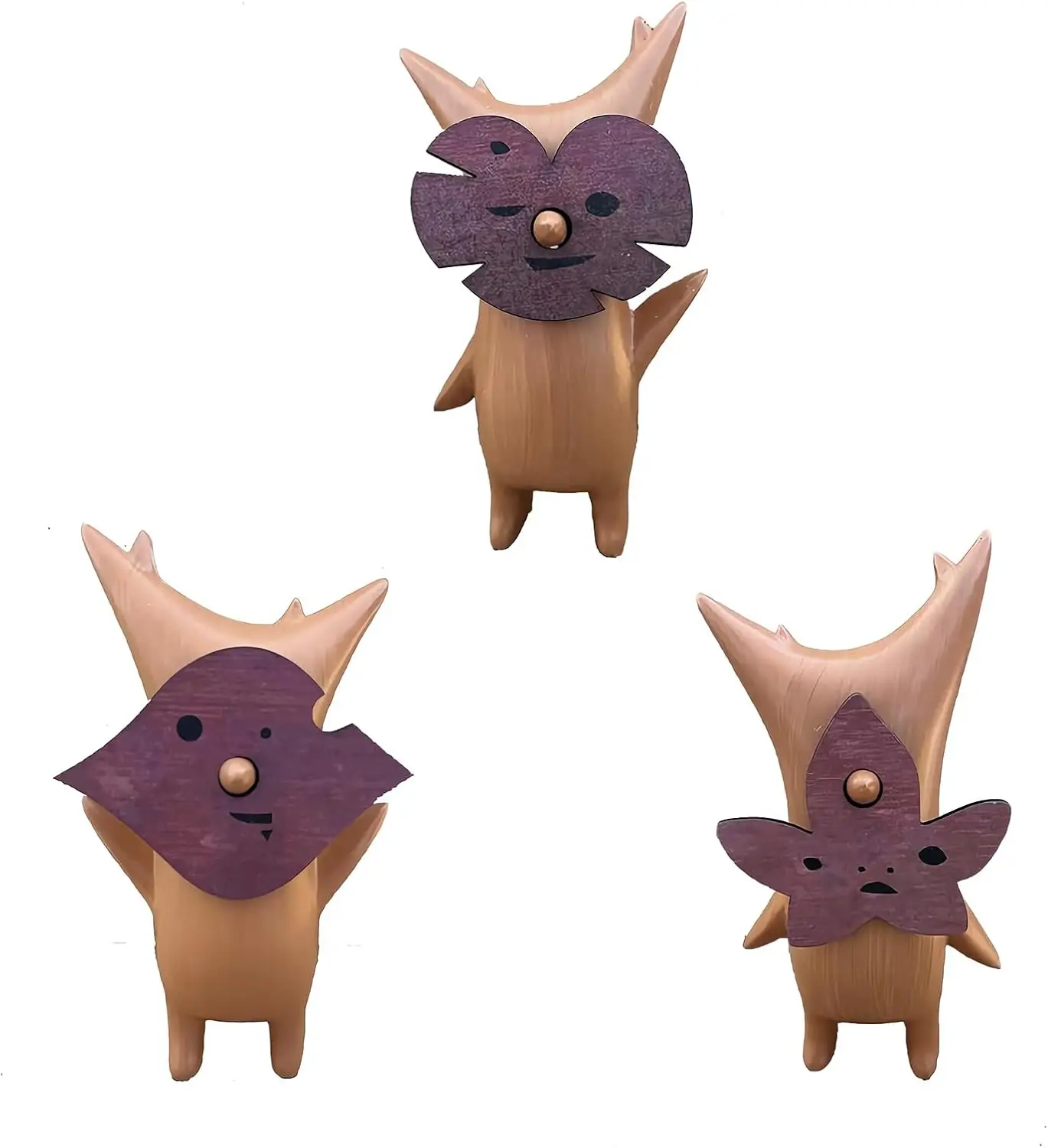 Wooden Korok Statue Home Decoration Handicraft Craft For Game Lovers Zelda Breath Of The Wild Puppet Toy Decoration