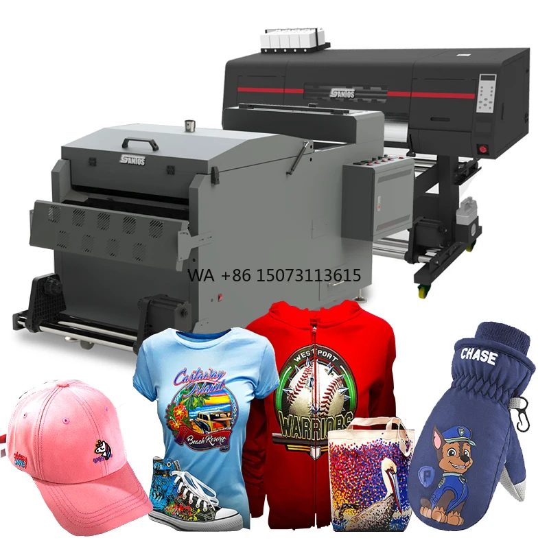 60Cm Dtf Printer I3200 4720 Head Shaker Powder Oven White Ink Agitator Dtf Direct to Pet Film Printer