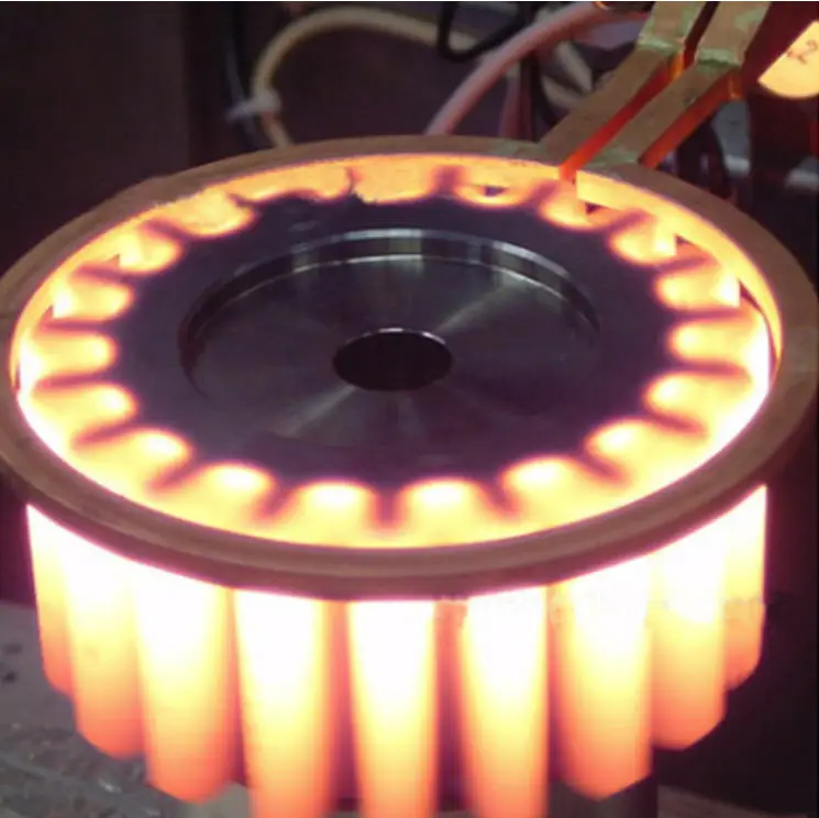 Induction Heating Machine Ultra High Frequency Fasting Heating For Shaft And Gear Teeth Hardening Quenching