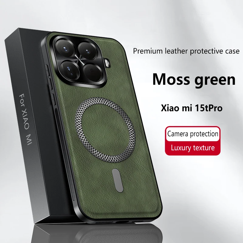 

Magnetic Case for Mi 17T 15T 14T 13T Pro Cover Leather Shockproof Camera Protect Shell For Mi 15 17 Pro Max 17Ultra 15Ultra