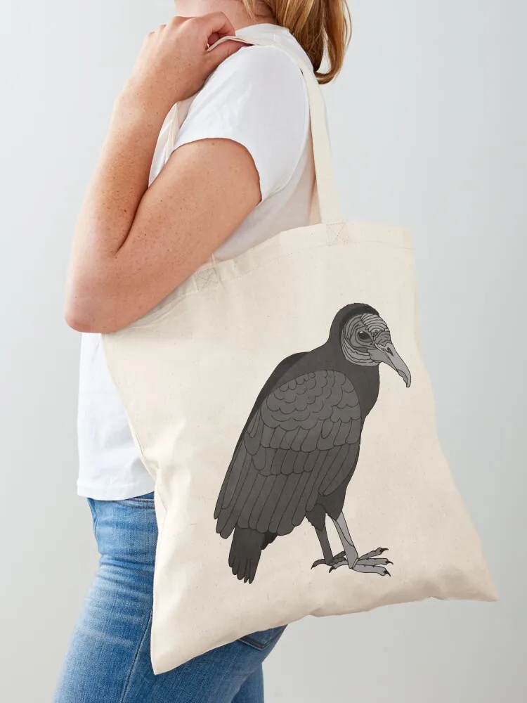 

Black Vulture Tote Bag bag luxury women Reusable bags supermarket folding bag Women's shopping