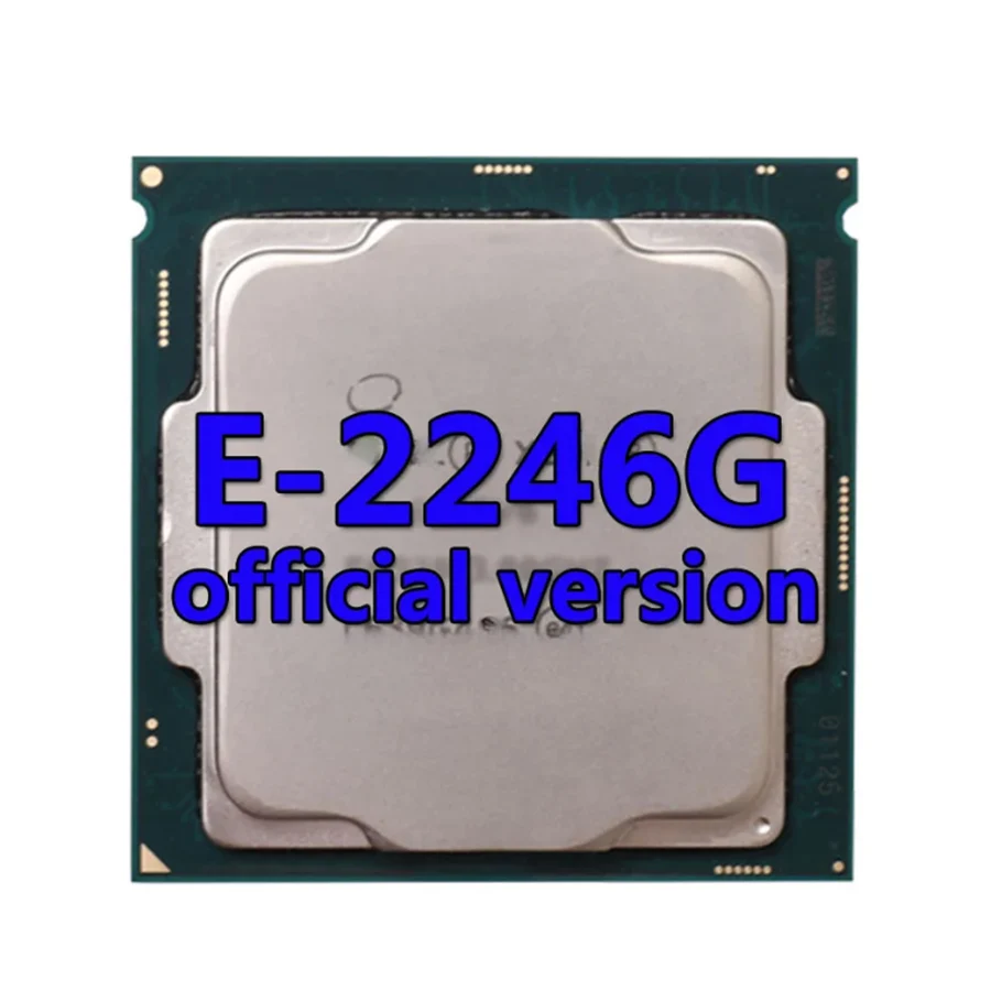 Xeon CPU E-2246G official version CPU 12MB 3.6GHZ 6Core/12Thread 80W Processor LGA-1151 FOR C246 Motherboard