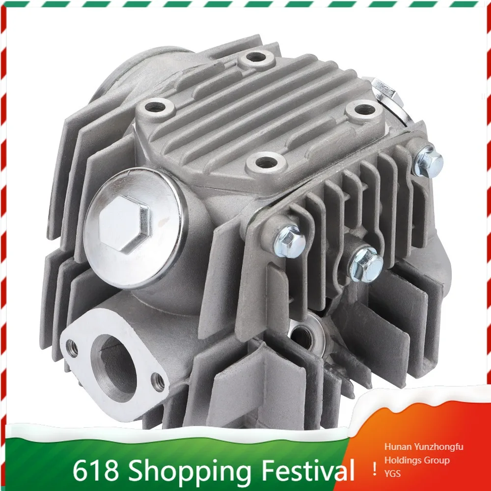 4 Stroke 110cc 52.4mm Cylinder Head Complete Assembly Engine Spare Part For ATV Kart Scooter
