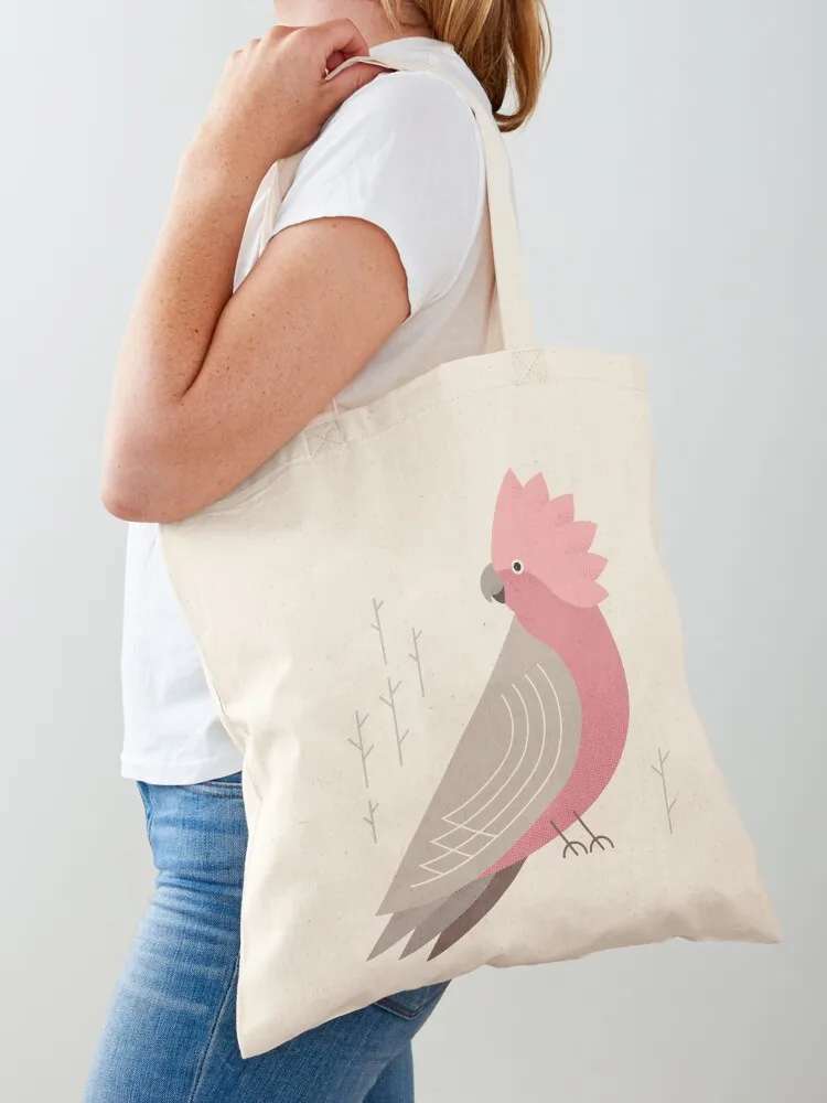Galah, Bird of Australia Tote Bag hand bag cute pouch bag shopper women canvas Big women