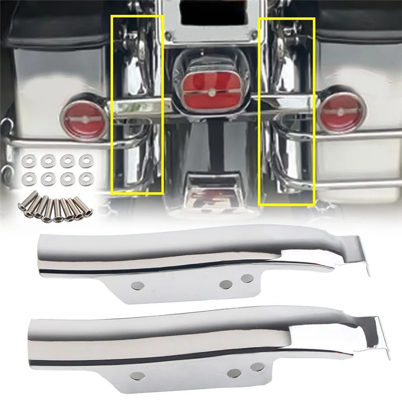 Rear Fender Saddlebag Filler Panel Strips Fit for Harley Touring Road Glide FLTR