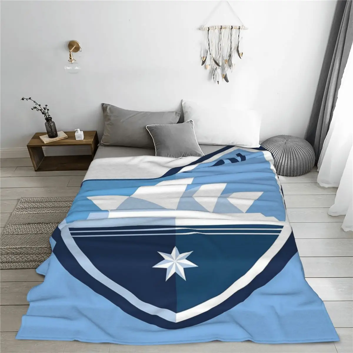 Sydney FC Blanket Fleece Portable Sofa Throw Blankets For Couch Bedding Travel Throws Bedspread Quilt