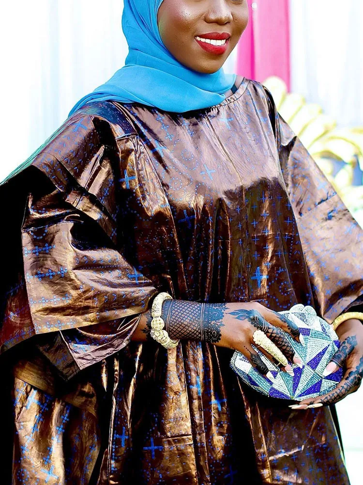 เสื้อคลุมและชุดราตรีพิมพ์ลายแอฟริกันหรูหราสําหรับงานปาร์ตี้เฉลิมฉลอง ชุดพิธีแบบดั้งเดิม