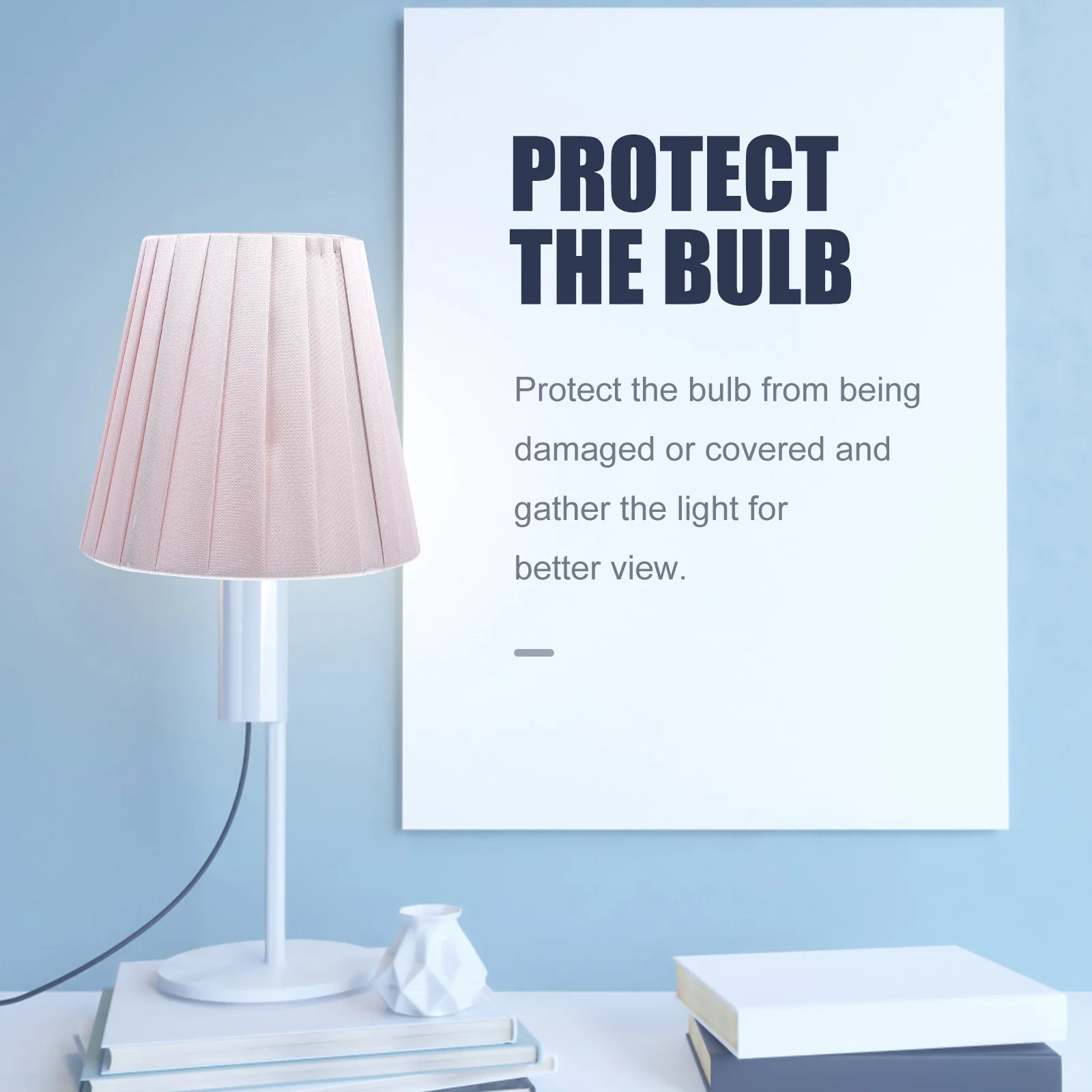 

6Pcs Nordic Style Cloth Lampshade Elegant Decorative Light Cover for Room Wall Ceiling Lamp Shade Cloth Art Lampshade