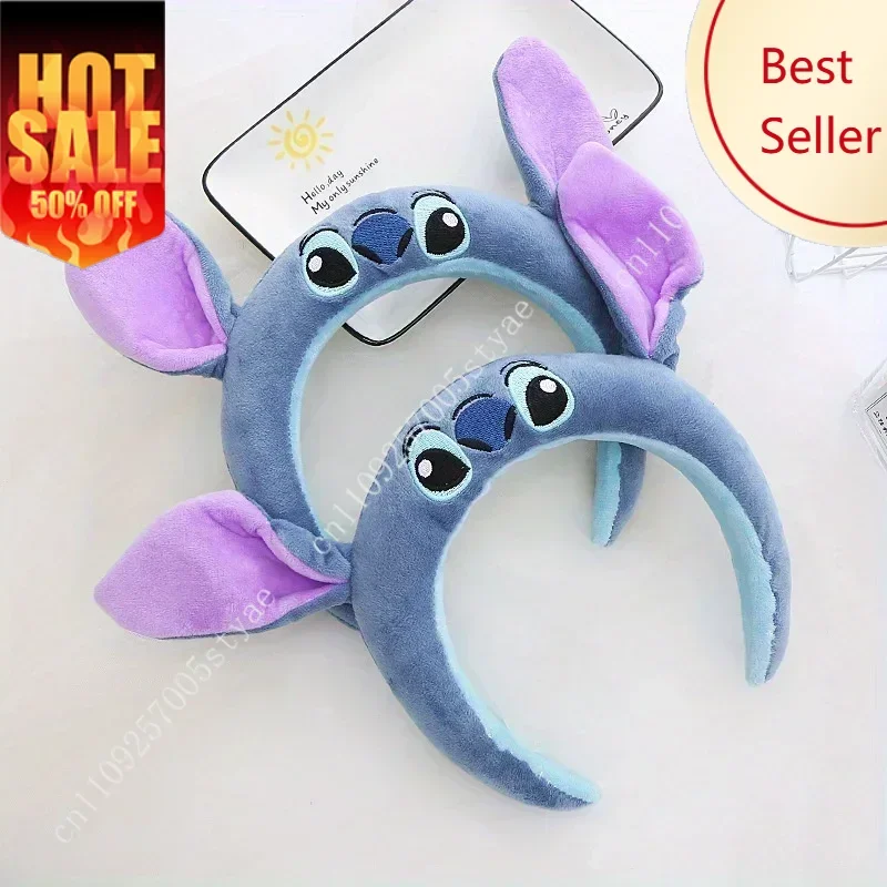 

Stitch Face Wash Headband disney cartoon Fun Headbands Fancy Anti Slip Headband Party Holiday Decorations Gift