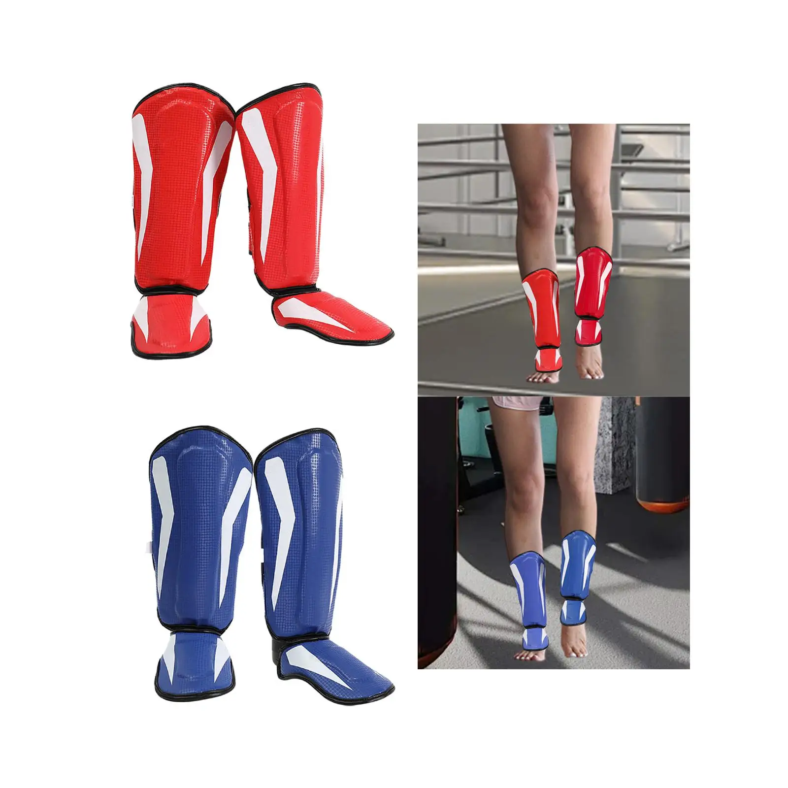 

Kickboxing Shin Guards Leg Instep Protection Pads Mma Professional Boxing Gear Leg Guards Shin Protection for Kicking Karate