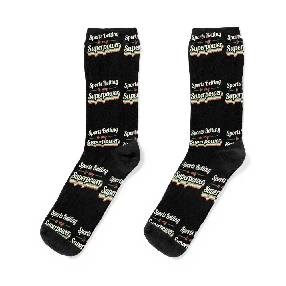 Sports Betting is my Superpower Socks new year funny gifts funny gift Socks Women Men's