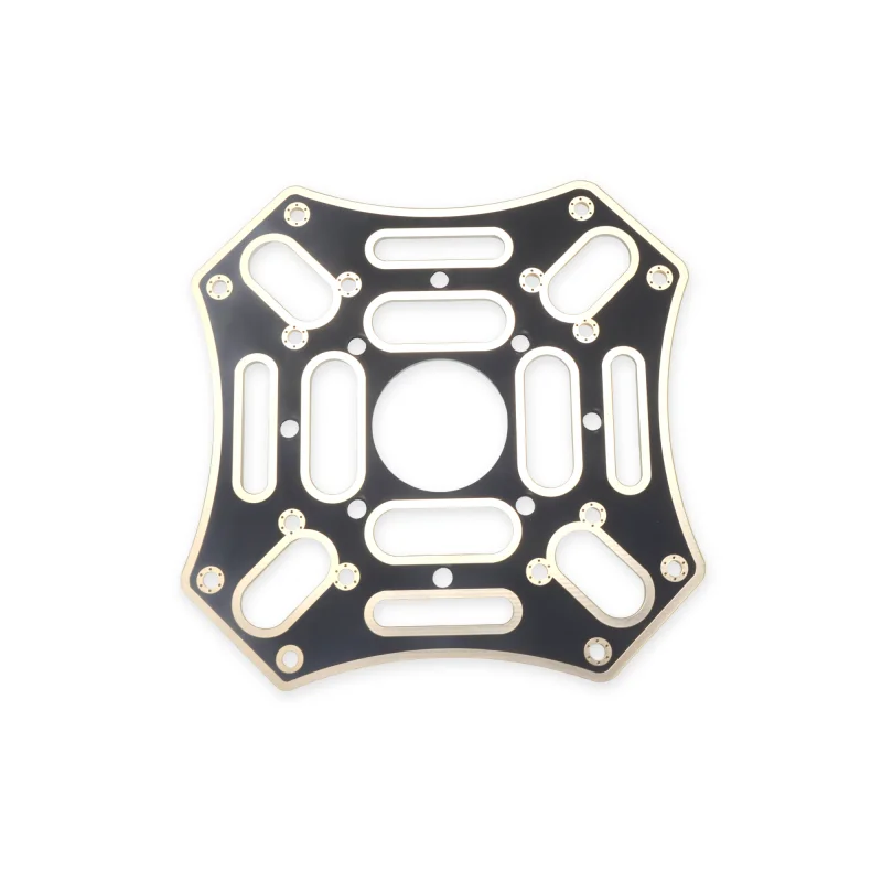 Calidad excelente 1 Uds DJI F450 placa central superior PCB tablero de marco principal, placa superior para reparación de cuadricópteros (negro)