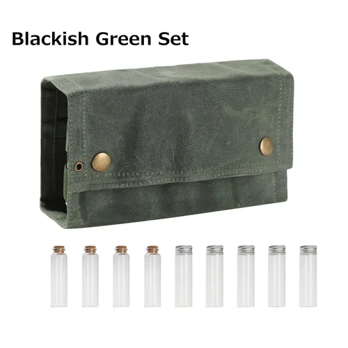 Imagen 2 del producto Juego de bolsas para botellas de especias para acampar al aire libre, bolsa de almacenamiento portátil para botellas de condimentos y Picnic, tarro de condimentos, soporte para botellas de condimentos