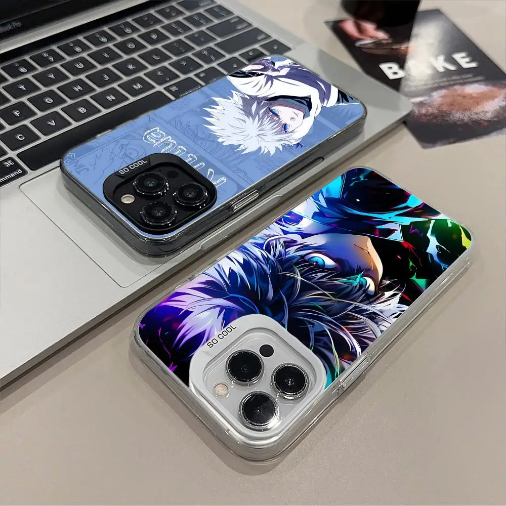 Hunter Killua Phone Case for iPhone 17 16 15 14 13 12 11 X XR XS Air Pro Max Plus Black Colorful Silver Cover