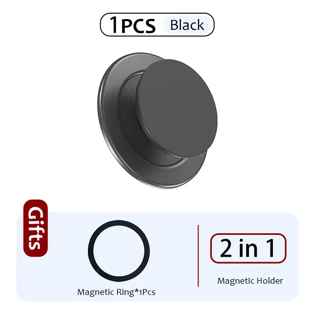 Popped Magnetic Foldable Phone Grip Holder Socket  Support Tok For iPhone 17 16 15 14 13 N52 Magnet Ring Finger Expanding Stand