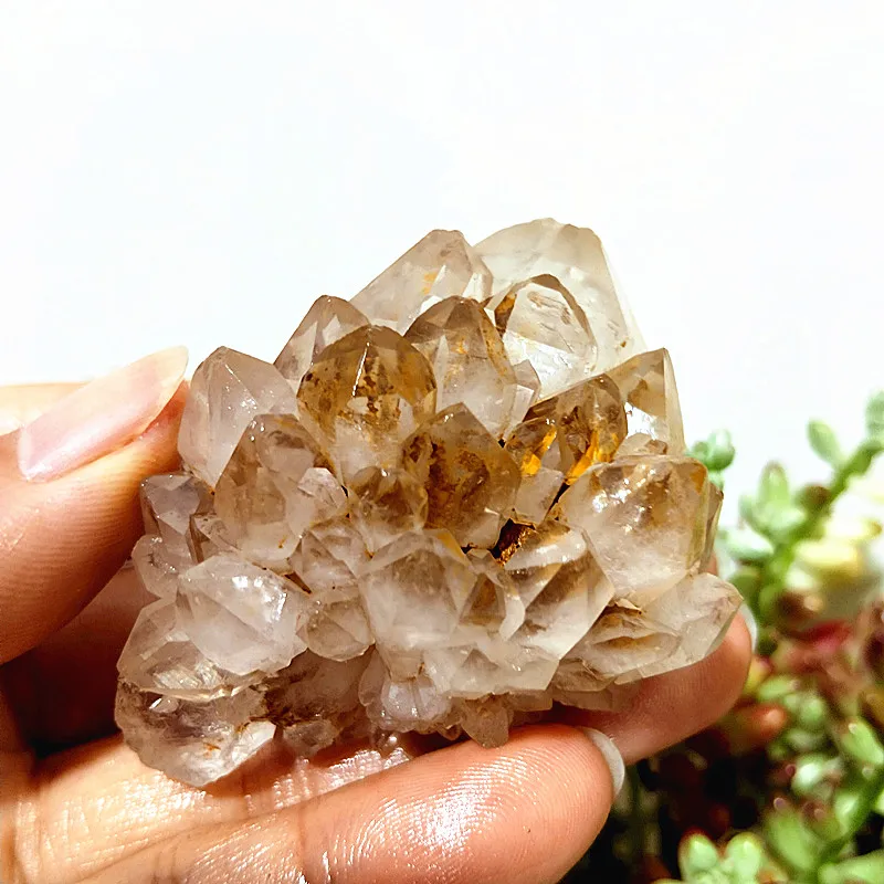 Natural Stones Yellow Mud Sparkling Clusters Raw Stone Mineral Specimen Rare Crystals Gemstones Powerful Energy Room Decor