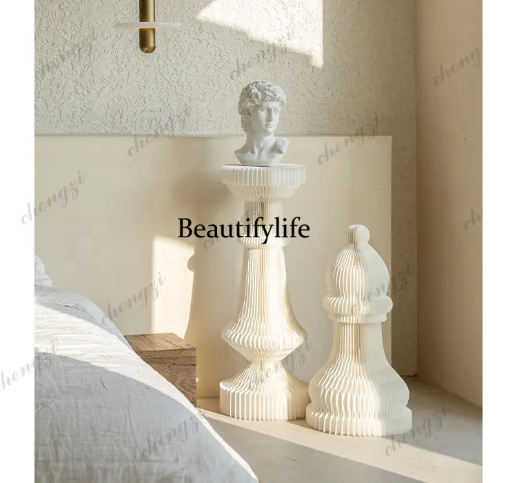 Chess  stand Creative display column Window display stand Exhibition display stand High and low middle island water table