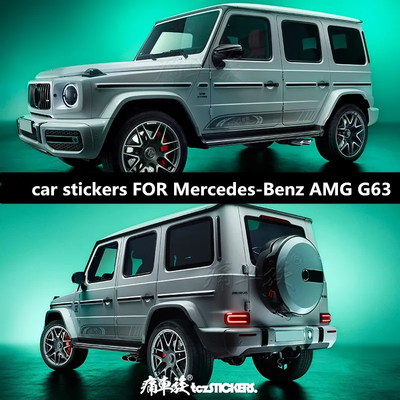 

New car stickers FOR Mercedes-Benz AMG G63 G50 body custom modified sports decal accessories