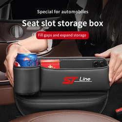 Car Seat Gap Crevice Storage Box For Ford Focus 2 Fiesta Mondeo Fusion Escape Edge Ecosport Kuga ST LINE Interior Accessories