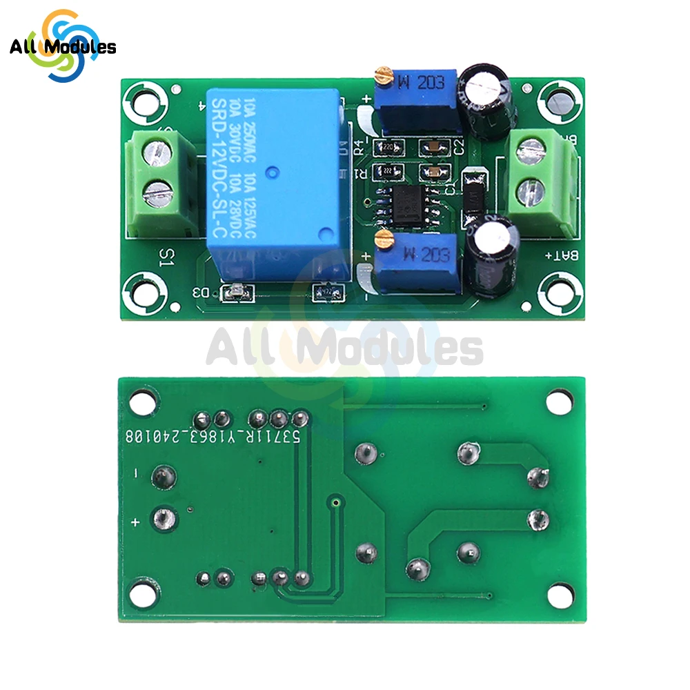 12V Battery Undervoltage Controller Battery Anti-Low Voltage Protection Plate Auto Load Voltage Recovery Disconnect Connection