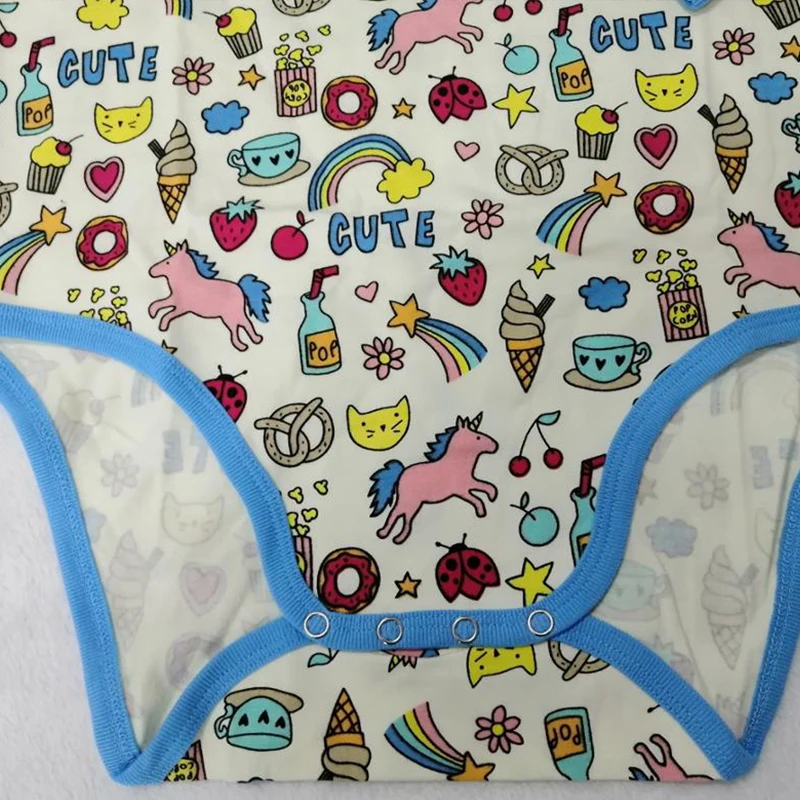 ABDL Боди с радужным принтом и рукавами/боди с длинными рукавами для взрослых, комбинезон/боди для взрослых/одежда abdl/комбинезон для взрослых