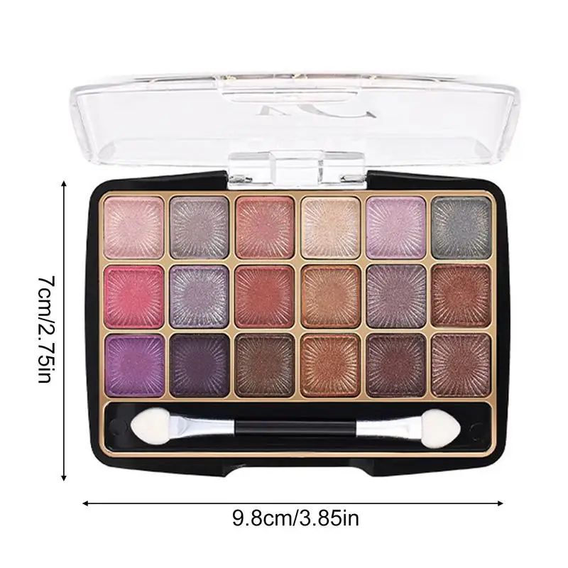 Shimmer Eyeshadow Palette Female Pearlescent Matte Eyeshadow Palette High Color Saturation Eye Makeup Tool For Weddings Parties