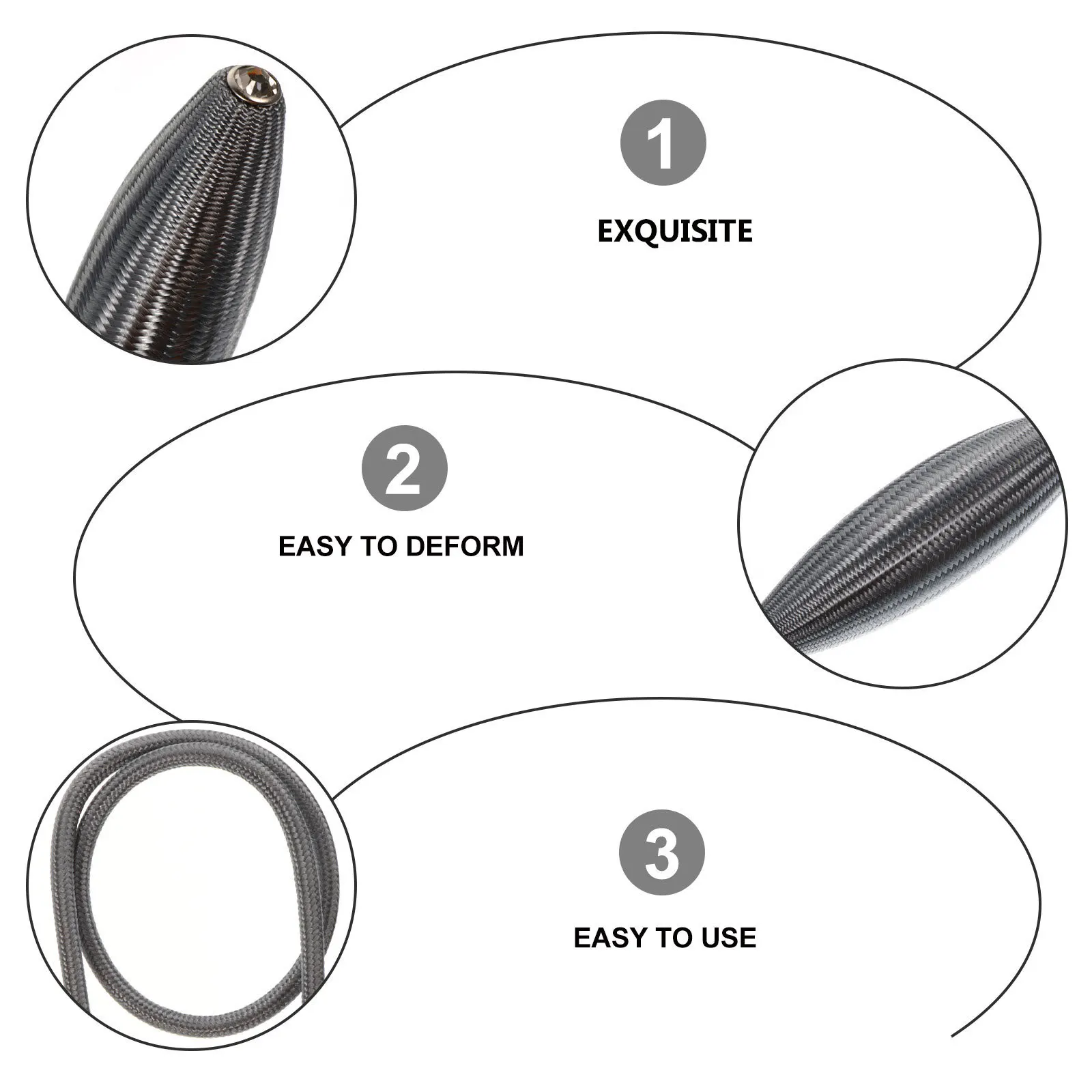 

2pcs Curtain Tieback Wall Hook For Curtains No Tools Needed Easy Install Smooth Decorative Tie Strap Home Decoration