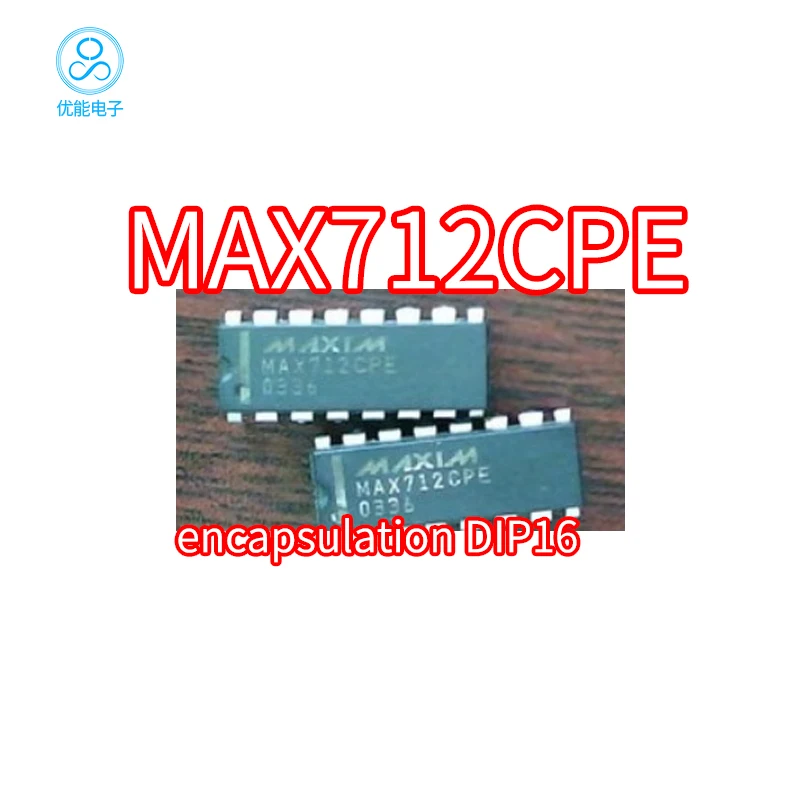 MAX712CPE Package DIP16EPE MAX712 Dual In Line MAX712CP MAX712