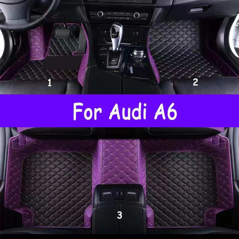 

Автомобильные коврики для Audi A6 C6 4F C7 4G Avant Wagon 2007 ~ 2018 Роскошный кожаный коврик против грязи Прочный ковер Автомобильные аксессуары