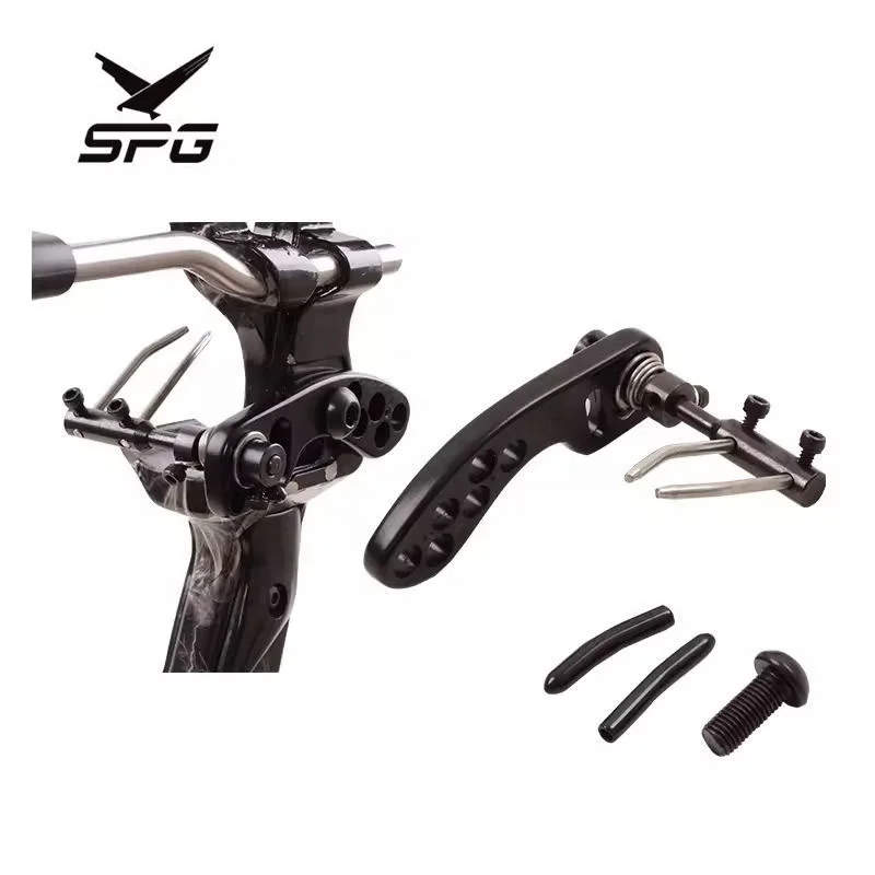 

SPG Compound Bow Arrow Rest Archery Carbon Arrows Hunting Target Adjustable Metal Bow Risers Accessories for Right Hand