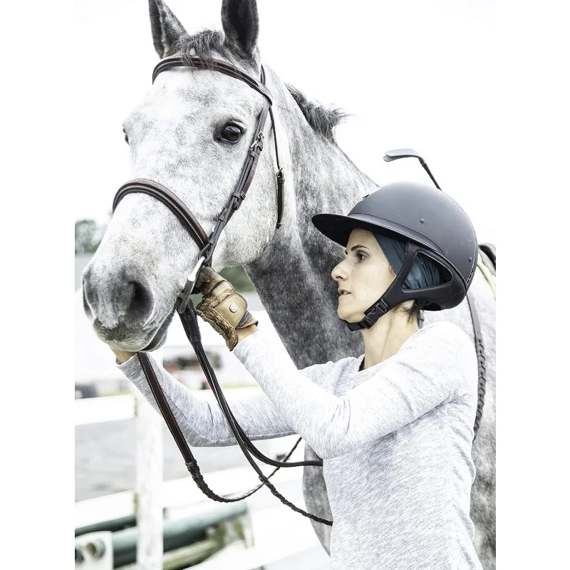 Equestrian Headbands Suitable for Horseback Riding Cycling Helmets Wicking Hair for Under Helmets Earplug