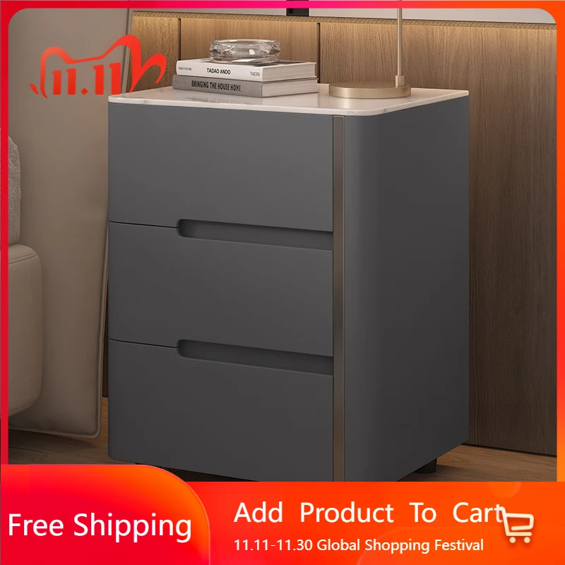 

Organizer Mobile Bedside Table Bedroom Cabinets Librero Coffee Living Room Nightstand Drawers Mesitas De Noche Hotel Furniture
