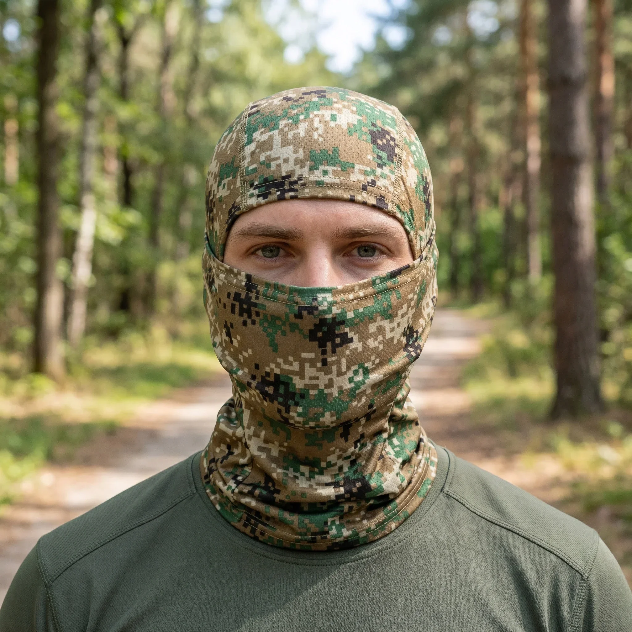Sommerliche, elastische, atmungsaktive Sturmhaube für Damen und Herren, Sonnenschutz, Fahrrad-Vollgesichtsmaske, Schal zum Wandern, Angeln, Skifahren – Detail 15