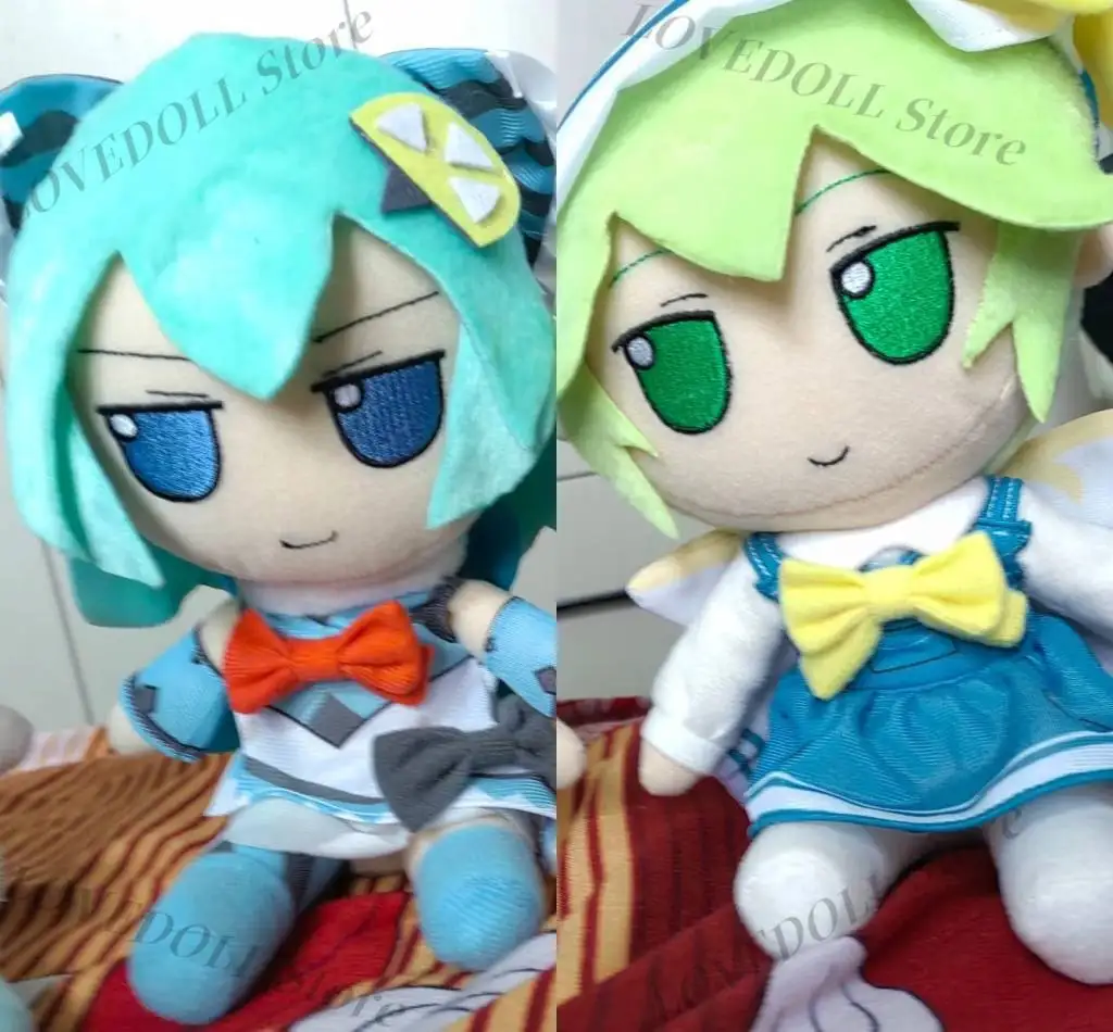 

TouHou Project Fumo Cirno Daiyousei сидящая кукла плюшевая мягкая игрушка 20 см милая девушка аниме Kawaii подушка косплей подарки на день рождения