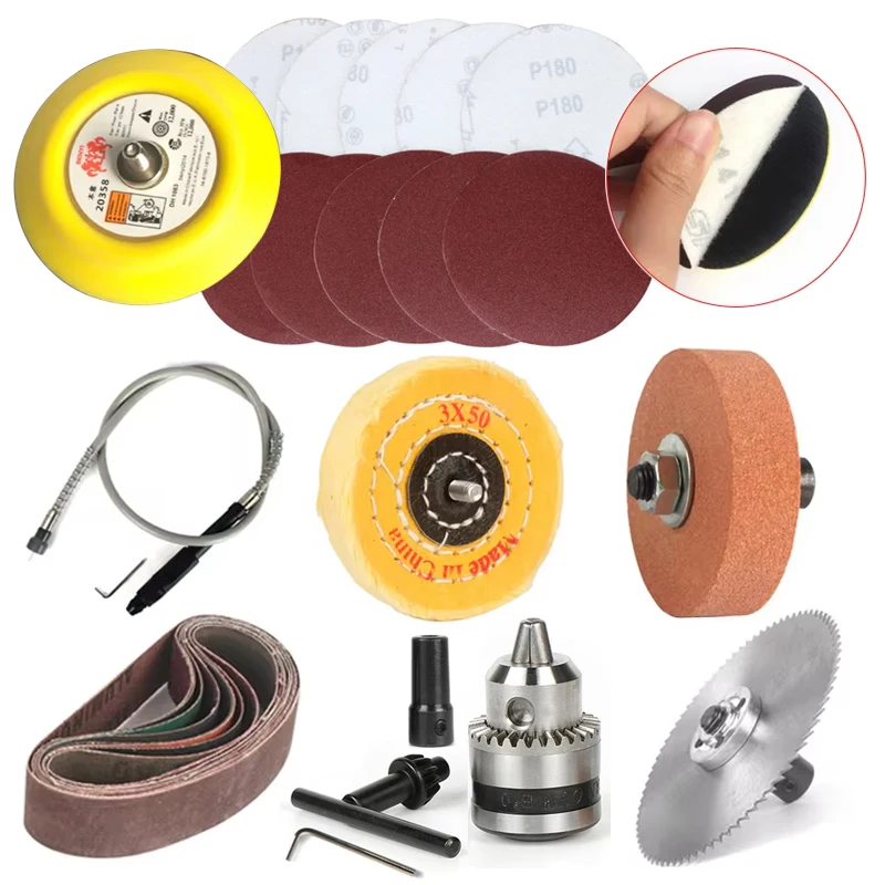 

DIY Grinding Tool Accessories Polishing Drilling Electric Tool Accessories Rotary Tool for Mini Electric Belt Sander