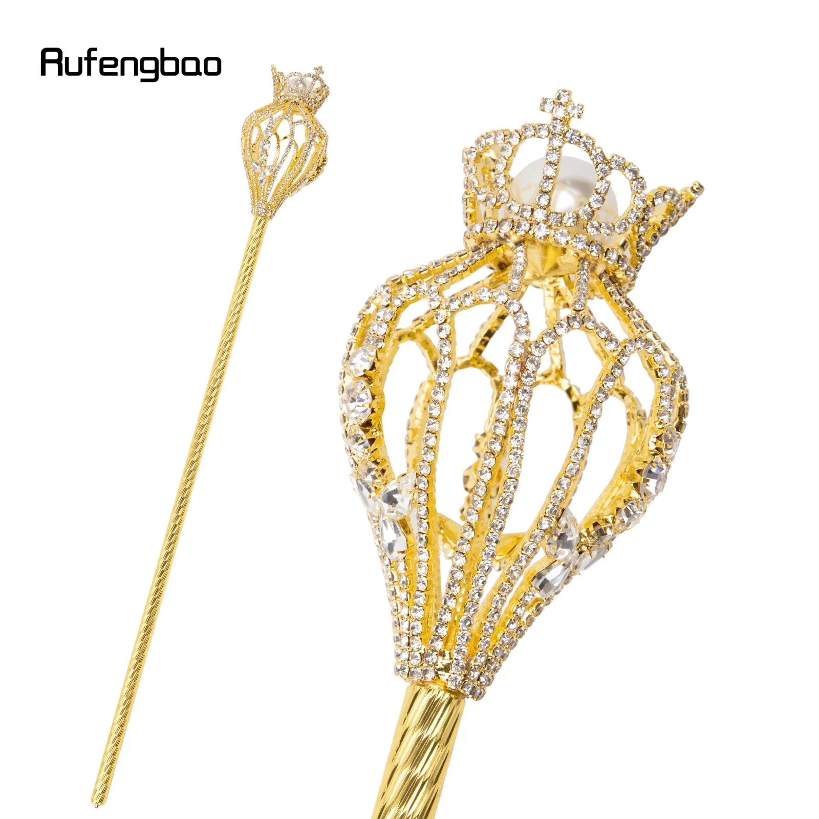 

Золотисто-белые палочки-крестики из сплава для девочек, палочки принцессы для детей, палочка-ангел для вечеринки, косплея, стимпанк и повседневного использования, 50 см