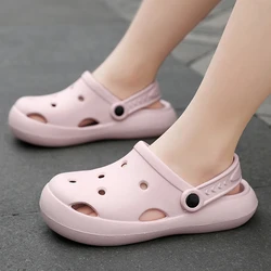 Pantofole impermeabili sandali per bambini scarpe suola morbida estate spiaggia scarpe da giardino all'aperto zoccoli da allattamento per interni sandali moda