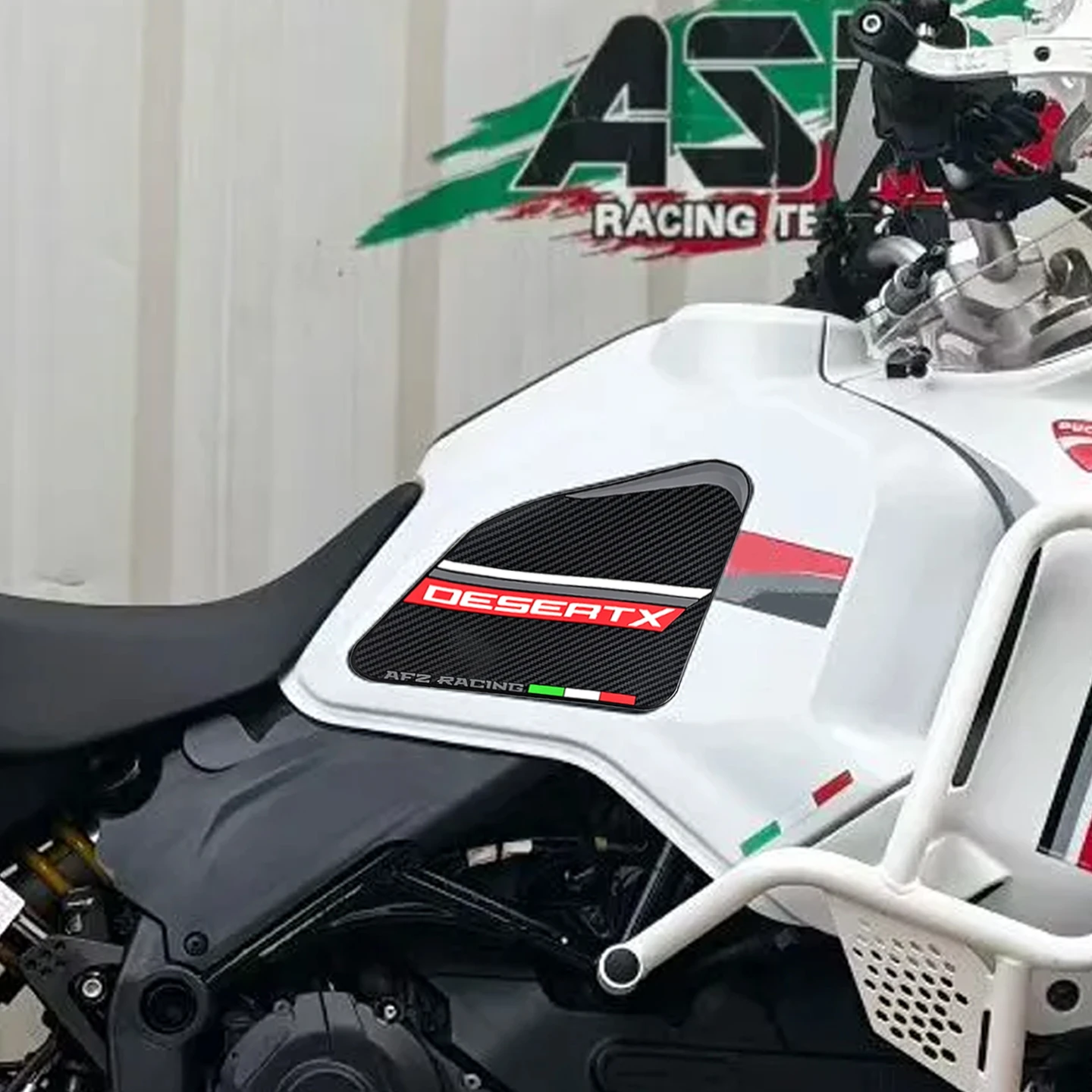 For Ducati DesertX Desert X 2022 2023 2024 2025 2026 Motorcycle Sticker Tank Protection Decal Anti-slip Tank Pad Knee Grip Pads