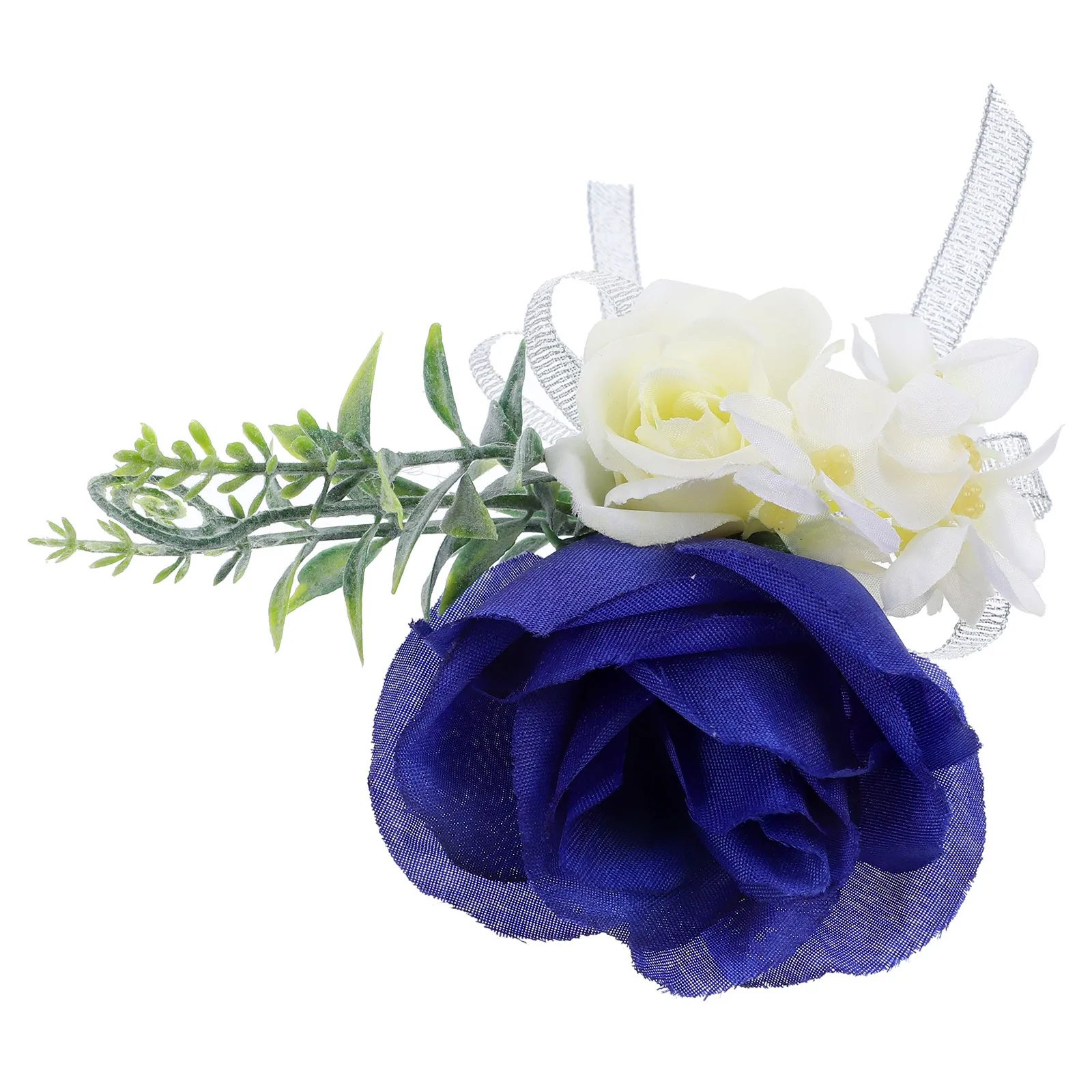 

Wedding Groom Bride Bridesmaid Boutonniere Set Fake Flower Decoration Pin Suit Accessory Ceremony Party Prop Artificial Flower