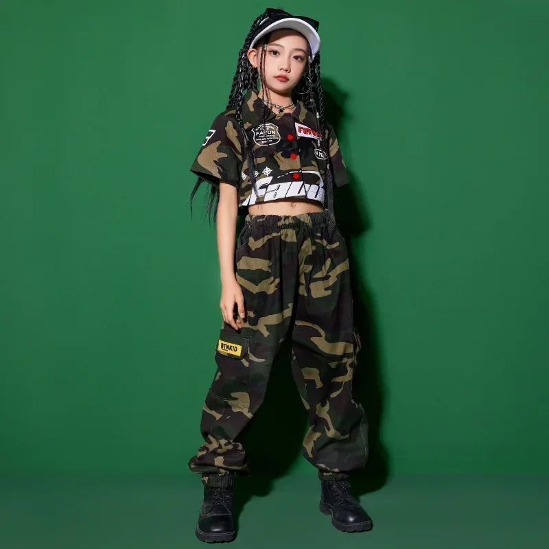 Children Jazz Dance Outfits Kids Hip Hop Clothing Boys Street Dance Costume Modern Ballroom Dancewear Stage Rave Clothing
