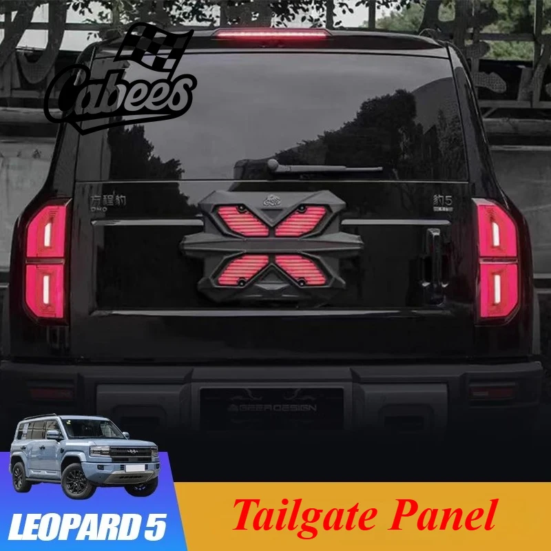 Школьный рюкзак задней двери для BYD Leopard 5, чехол для запасного колеса GEEA, оригинальный комплект для модификации панели корпуса задней двери