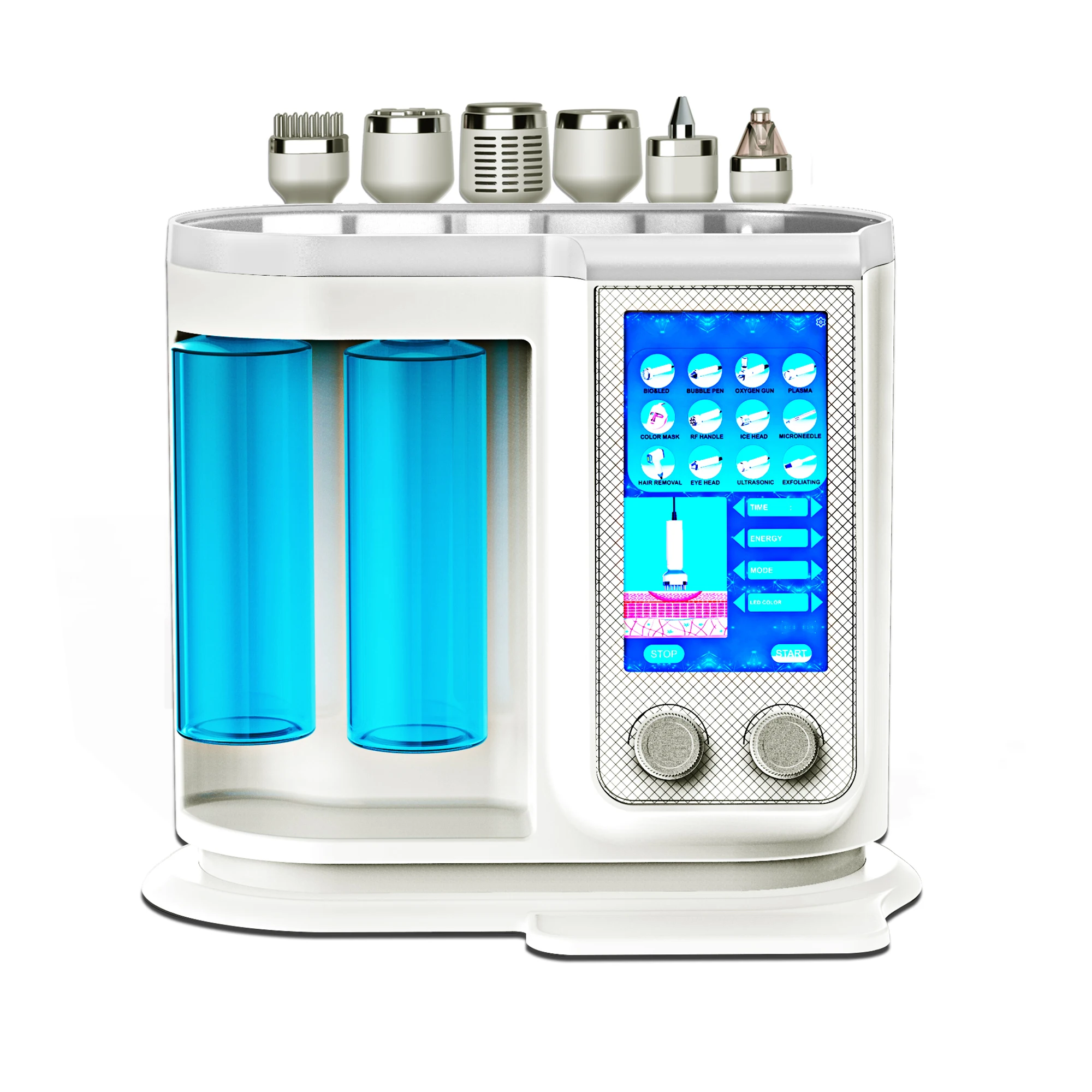 Multifunctional Skincare Beauty Machine Top quality Low Price 7 in 1 Oxygen Plasma Beauty Facial Machine