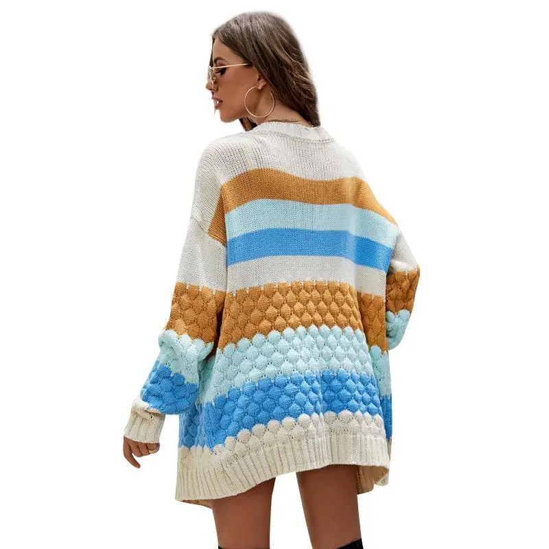 Daily Wear Casual Oversized Women's Cardigan Sweater Comfortable Faionable plus Size Knitwear for All Seasons