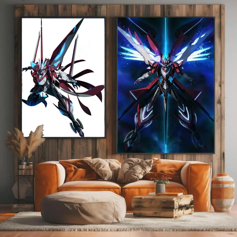 anime M-Majestic Prince-E Painting Calligraphy Artwork for Living Room Bedroom Office Home Decor