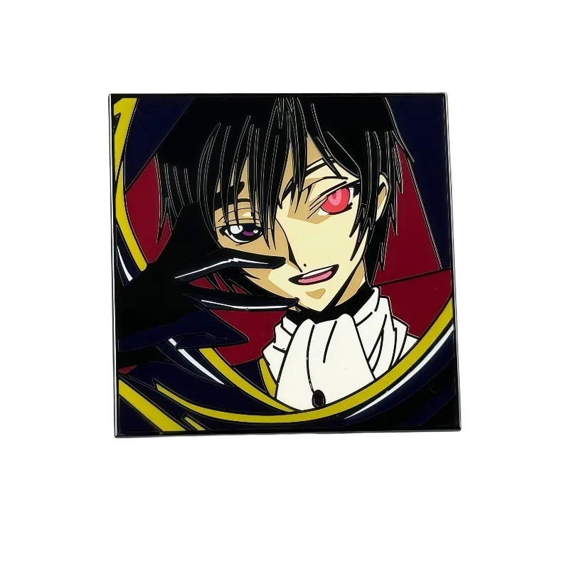 

Code Geass: Hangyaku No Lelouch Anime Peripheral Metal Brooch Badge Anime Character Bajiguzi Collection Personalized Fashion