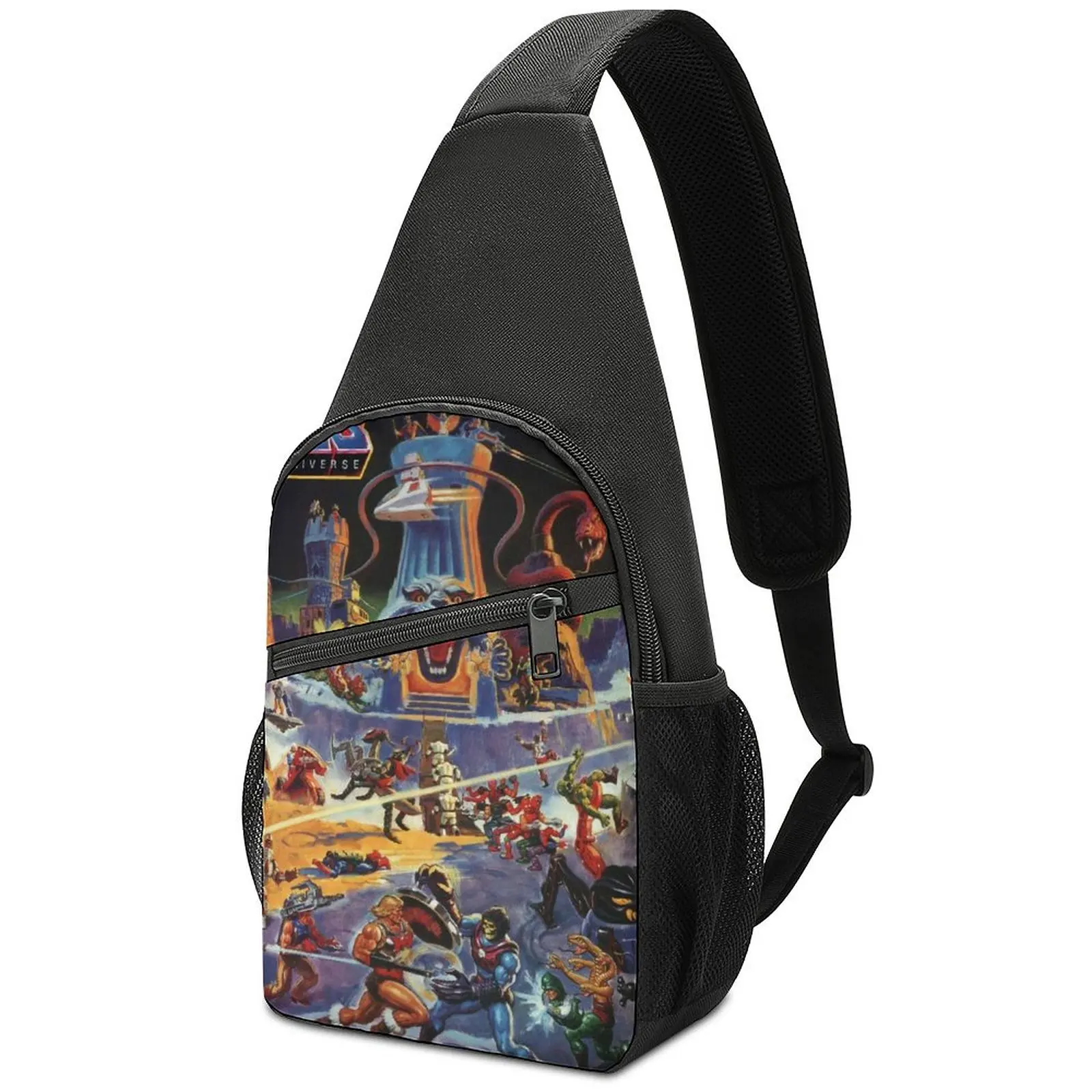 

Masters Of The Universe Chest Bags Unisex Anime Character Shoulder Bag Leisure Graphic Design Crossbody Bag Fishing Sling Bags